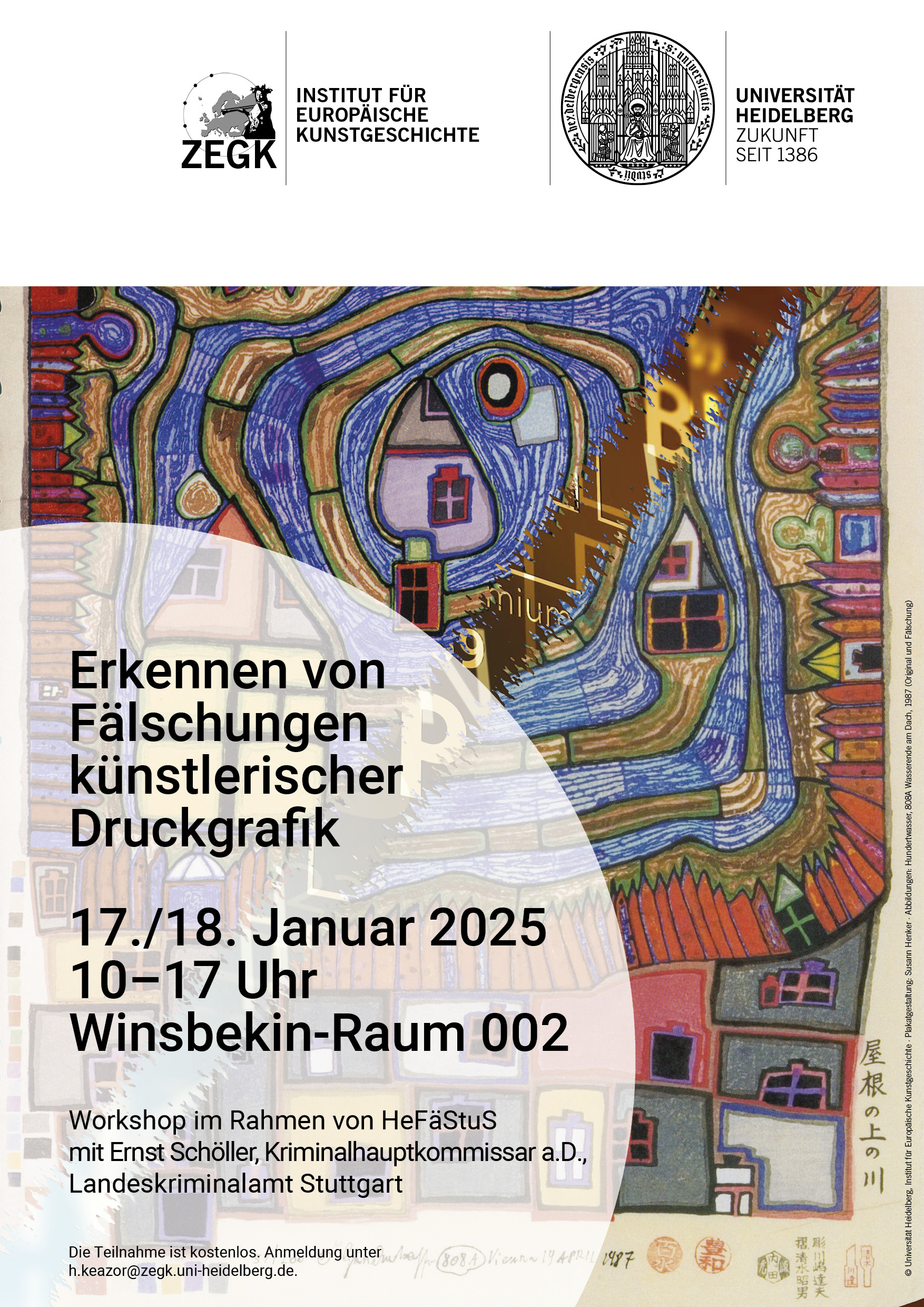 17./18.01.2025 | Workshop: Erkennen von Fälschungen